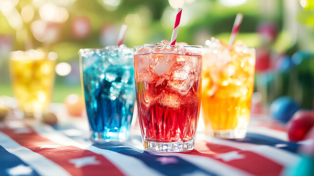 Celebrate National Bartender Day with colorful cocktails at a summer outdoor gathering