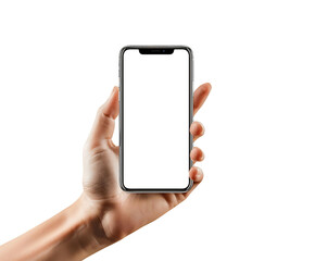 Transparent Phone Template for Design Mockups