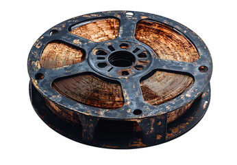 Obraz premium a close-up of a metal reel. 