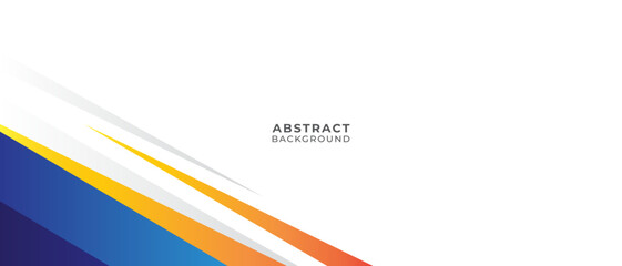 Colorful Abstract Geometric Background with Blue and Orange Accents