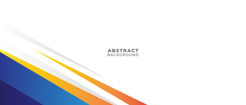 Colorful Abstract Geometric Background with Blue and Orange Accents