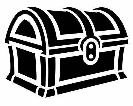 recommend clip art: a treasure chest full of gold and coin vector silhouette,  Jewels Box Cut File ,Diamonds Stencil ,Treasure Hunting silhouette vector