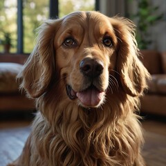 golden retriever portrait