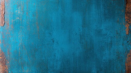 Blue Metal Texture Background   Rusted  Vintage  Worn Surface