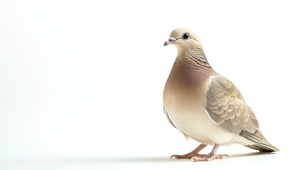 Fototapeta premium Dove isolated on white background