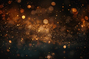 Fototapeta premium Sparkling golden lights