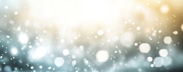 Bokeh abstract background with light circles and