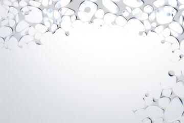 Obraz premium Futuristic geometric organic pattern background wallpaper with copy space