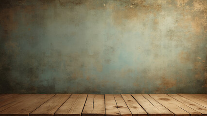 Wide Concrete Texture Background Wall with Floor Background