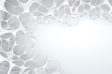 Obraz premium Futuristic geometric organic pattern background wallpaper with copy space