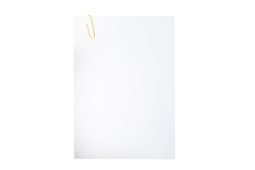 PNG, Office accessories concept, paper clip, isolated on white background