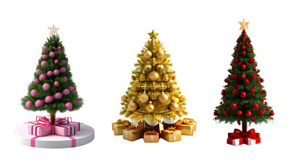 Whimsical Holiday Christmas Trees