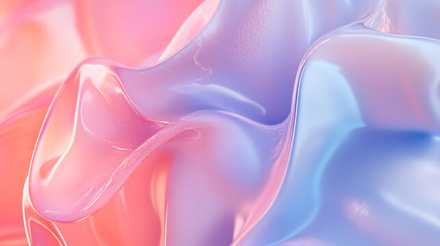 A minimalist abstract iPhone wallpaper design with soft pastel gradients and fluid shapes