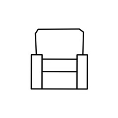 Collection of furniture icons, household appliances.