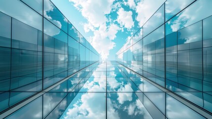 Modern Glass Building Under Clear Sky