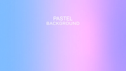 Obraz premium Pastel Colorful Gradient Background. Blue Pink and Purple Color Gradation. Grainy Noise Texture. Design for Template, Social Media, Trendy, Vintage, Brochure, Banner