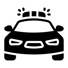 police car Solid icon © Barudak Lier
