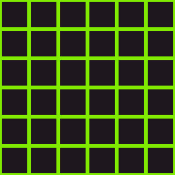 Retro neon green windowpane line check Raster Pattern. Marker neon green math notebook check seamless pattern.