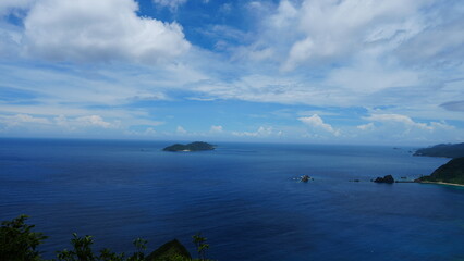 加計呂麻島の海と空