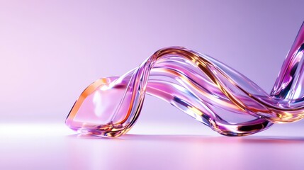 Colorful abstract wave design on a soft gradient background.