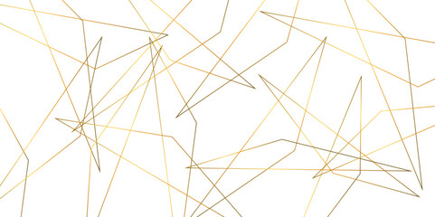 Abstract background with liens and triangles shape on white background. White and golden geometric overlapping rectangle pattern Geometric background soft shadows as patten ..White polygon textured .	