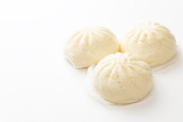 白背景に中華まん