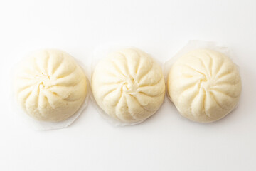白背景に中華まん