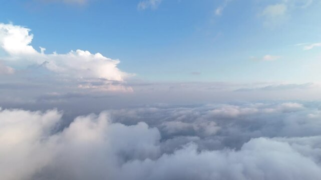 Aerial View of Kondo Hills in Sembalun, Lombok Timur, Indonesia