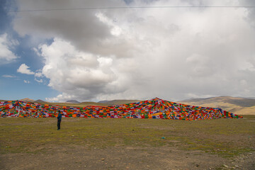 Tong La mountain pass 5,150 metres on China-Nepal Friendship Highway