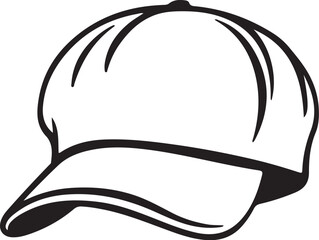 Cap icon silhouette vector illustration 