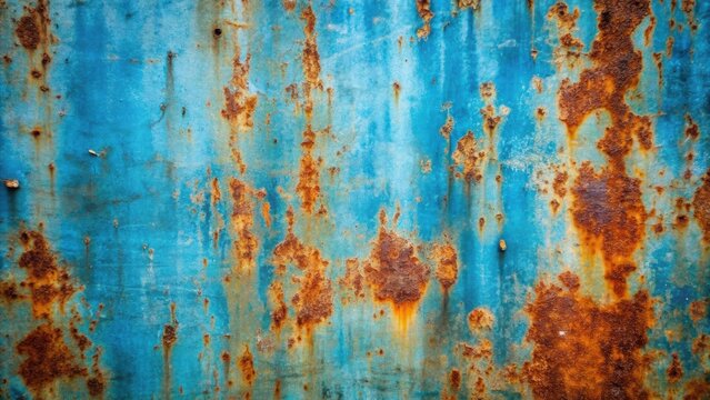 Rustic blue weathered metal texture with rust and corrosion, rust, corrosion, weathered, metal, texture, blue, old, vintage