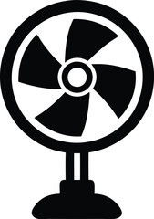 electric charger fan icon, logo, silhouette, Transparent Background, Versatile Clip art 