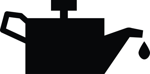 Change car oil icon. Engine oil sign. Car check on the dashboard symbol. Oil car logo. flat style.