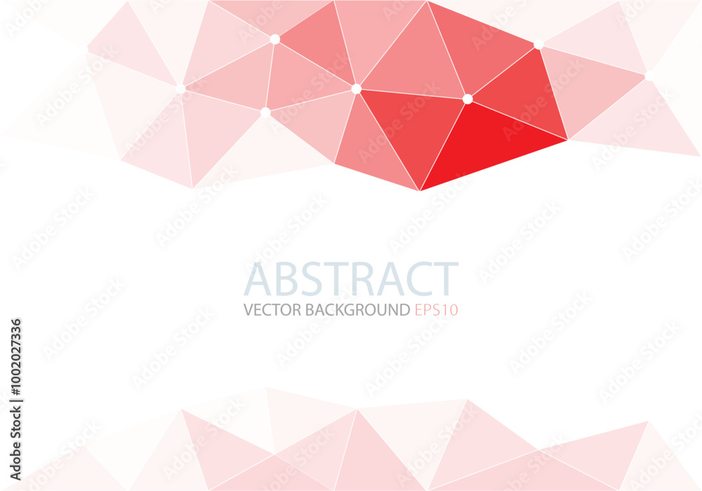 Poster polygonal banner graphic geometric triangle overlap vector layer background for text and message des