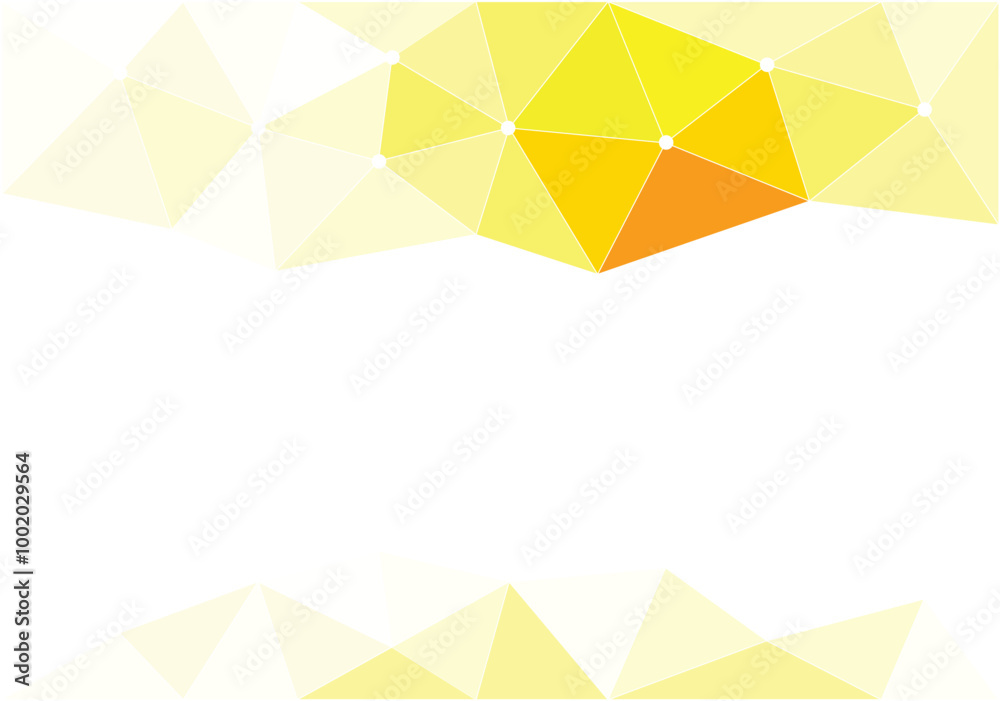 Poster polygonal graphic geometric triangle overlap vector layer background for text and message design