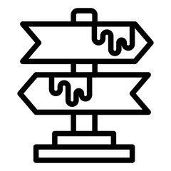 sign post icon