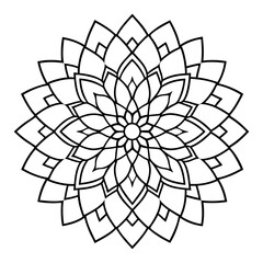 Fototapeta premium Abstract vector floral design with sun and leaf elements, perfect for summer decoration or vintage illustration