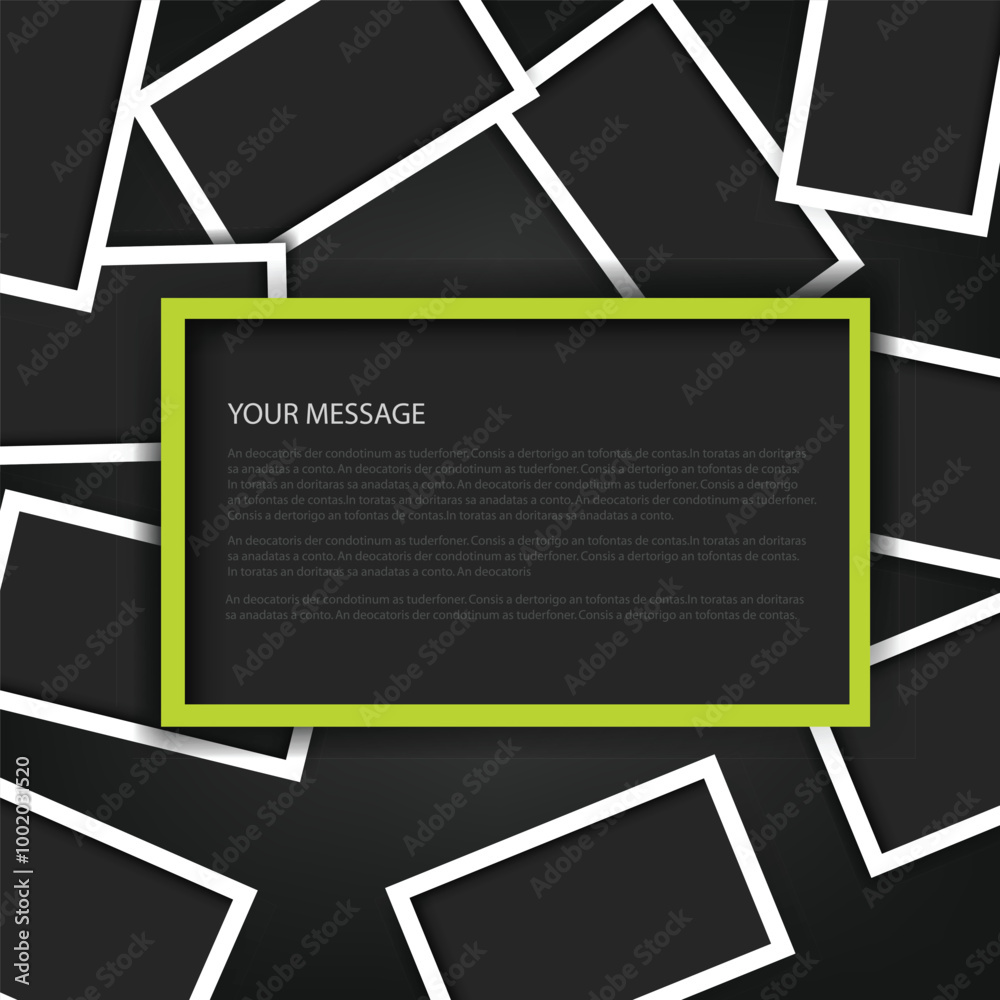 Poster graphic geometric triangle overlap vector layer background for text and message design