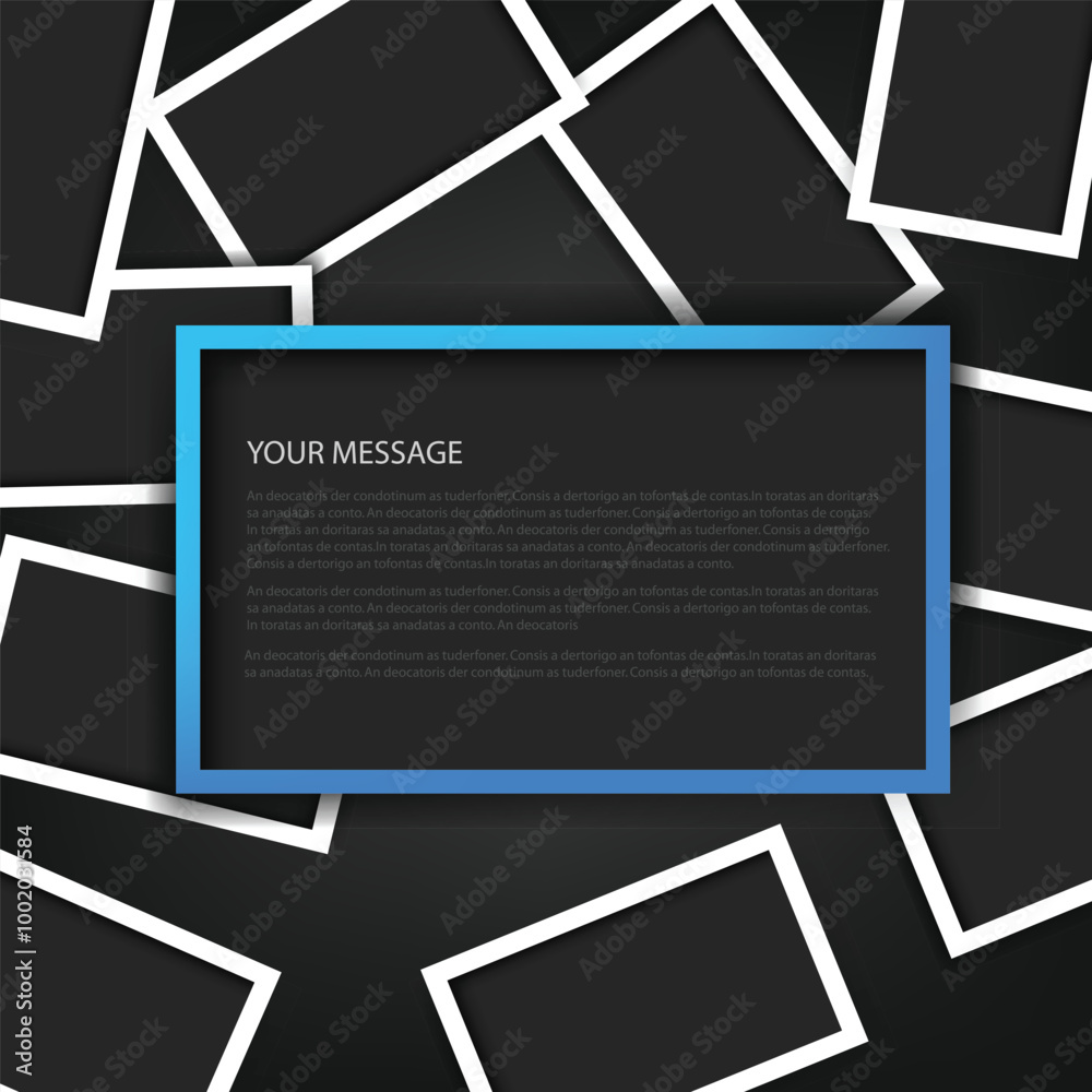 Poster graphic geometric triangle overlap vector layer background for text and message design