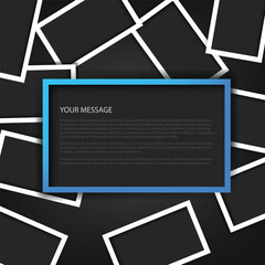 graphic geometric triangle overlap vector layer background for text and message design