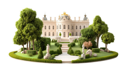 Luxury Mansion Garden Oasis