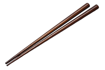 Traditional wooden chopsticks with a smooth finish, ideal for Asian cuisine and dining experiences.