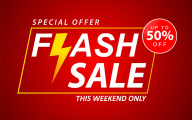 Speacial Offer Banner Flash Sale Tumplate