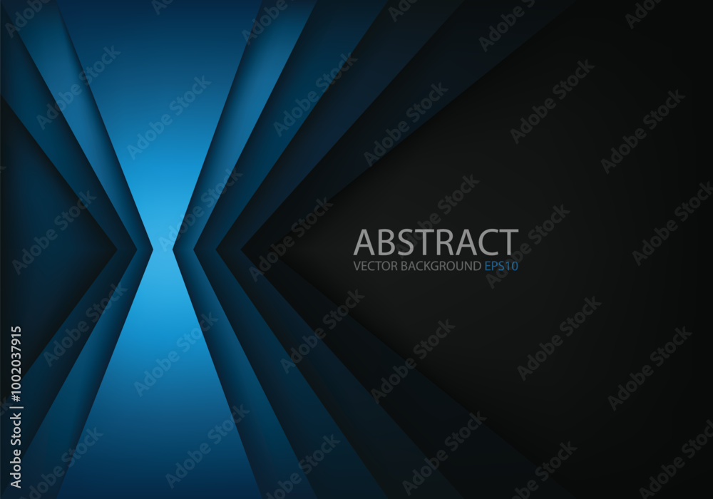 Poster graphic geometric triangle overlap vector layer background for text and message design