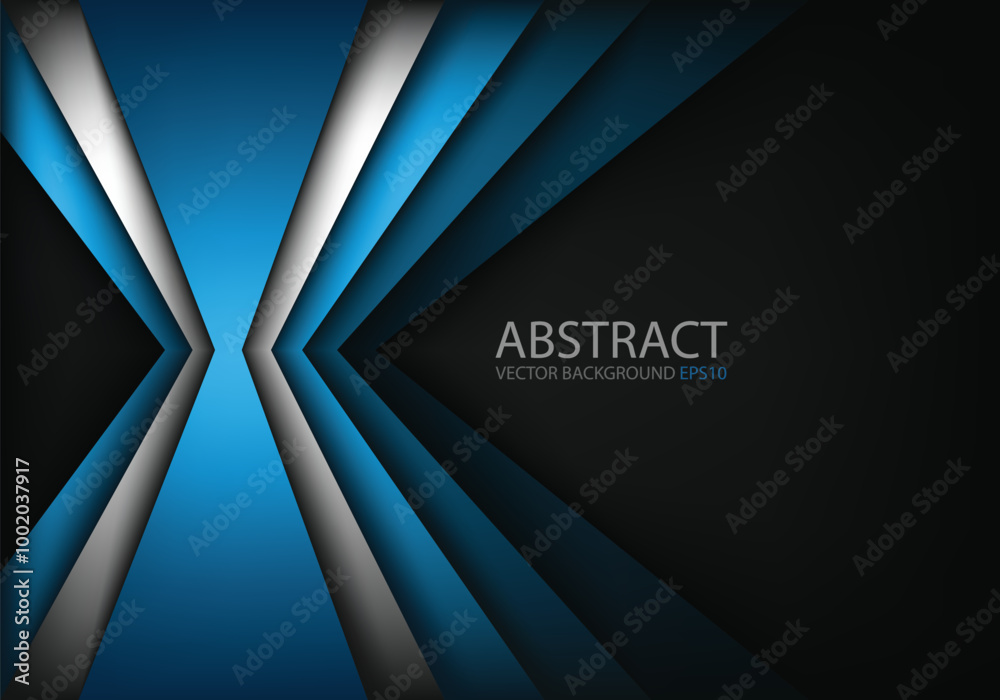 Poster graphic geometric triangle overlap vector layer background for text and message design