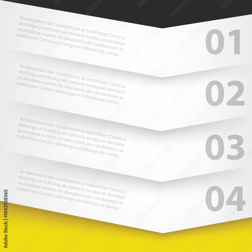 Aufkleber infographic graphic geometric triangle overlap vector layer background for text and message design