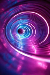 Obraz premium Purple and Blue Light Close Up