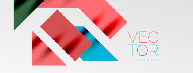 Obraz premium Dynamic lines and triangles. Vector Illustration For Wallpaper, Banner, Background, Card, Book Illustration, landing page
