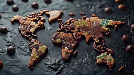 Chocolate Map of the World