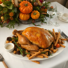 Un pavo rostizado, encantadoramente delicioso